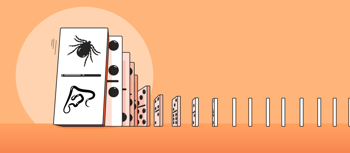 Dominoes illustration.