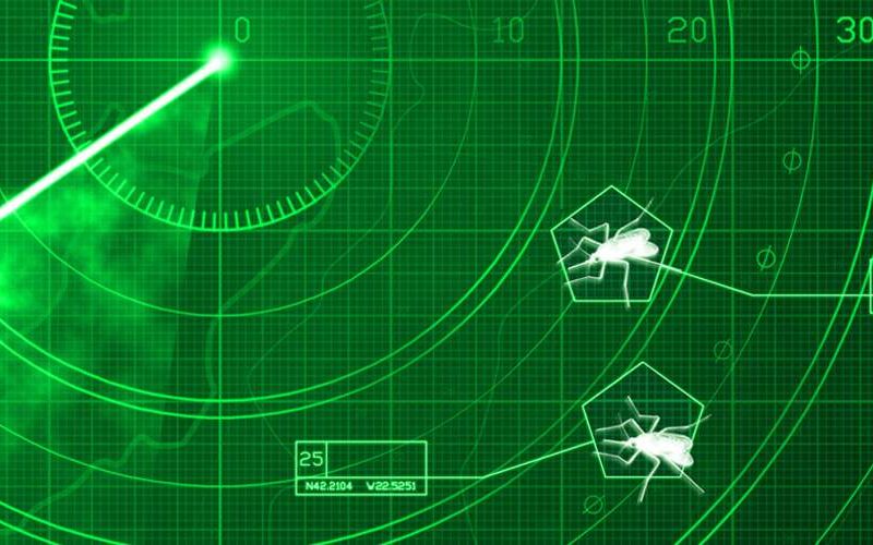 Illustration of bugs on a radar screen.