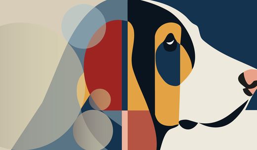 Dog head.