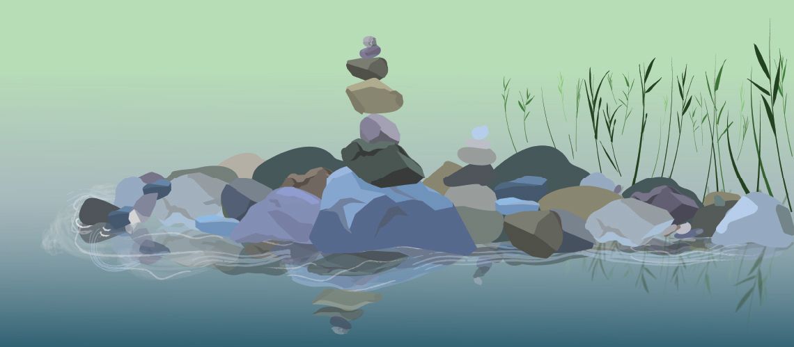 Rock pile