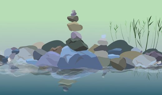 Rock pile