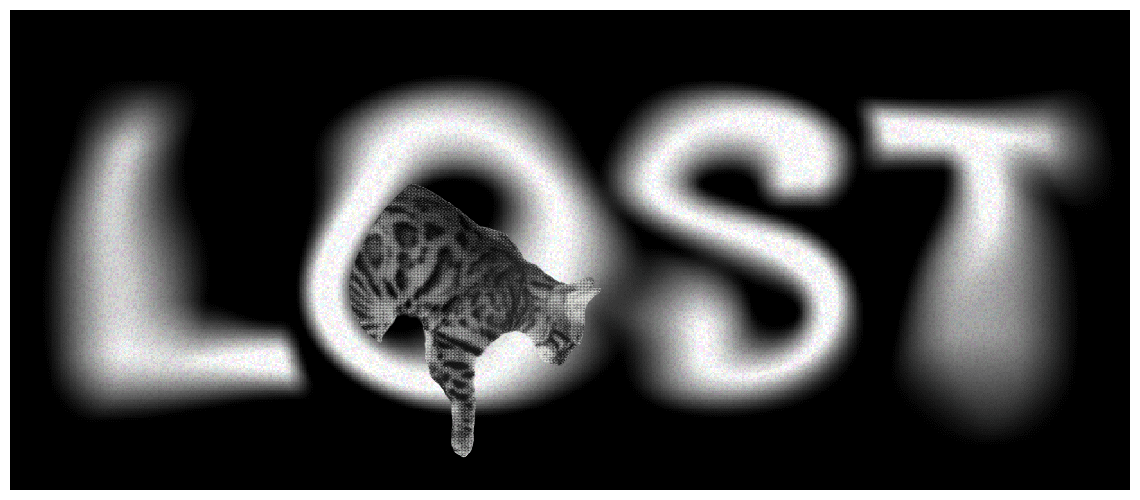 Illustration of lost pets