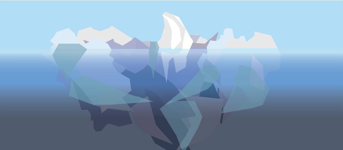 Tooth berg illustration